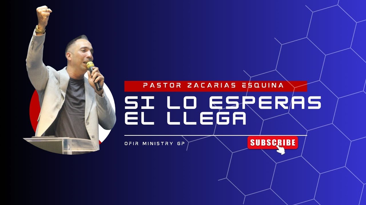 Si lo Esperas el Llega|Pastor Zacarias Esquina|Viernes de Poder