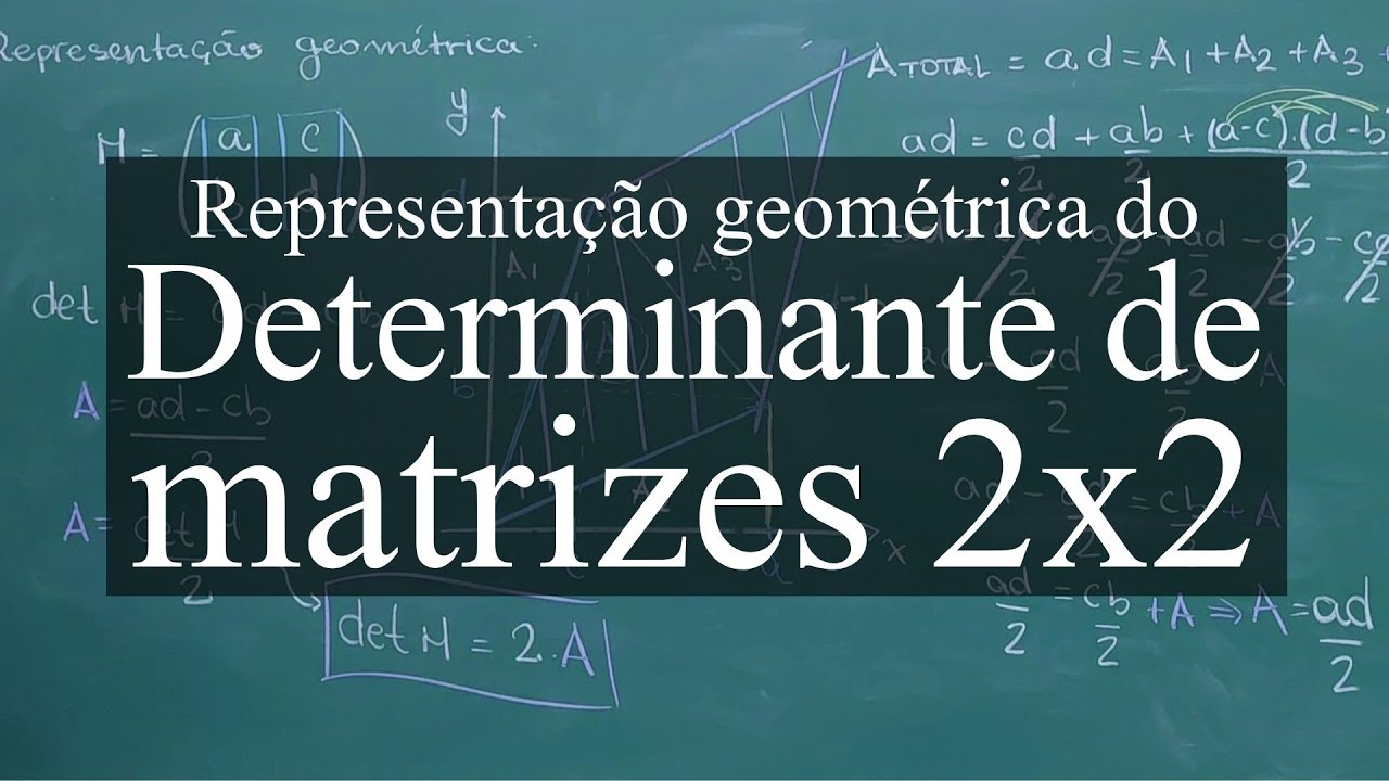 Matemática - Representação geométrica do determinante de matrizes 2x2