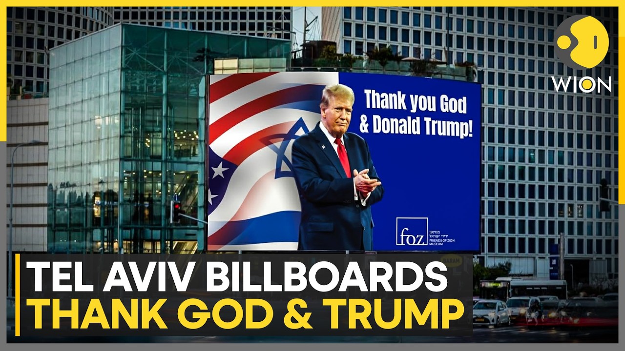 'Thank You God & Donald Trump!': Tel Aviv Residents Express Gratitude to Trump | WION News