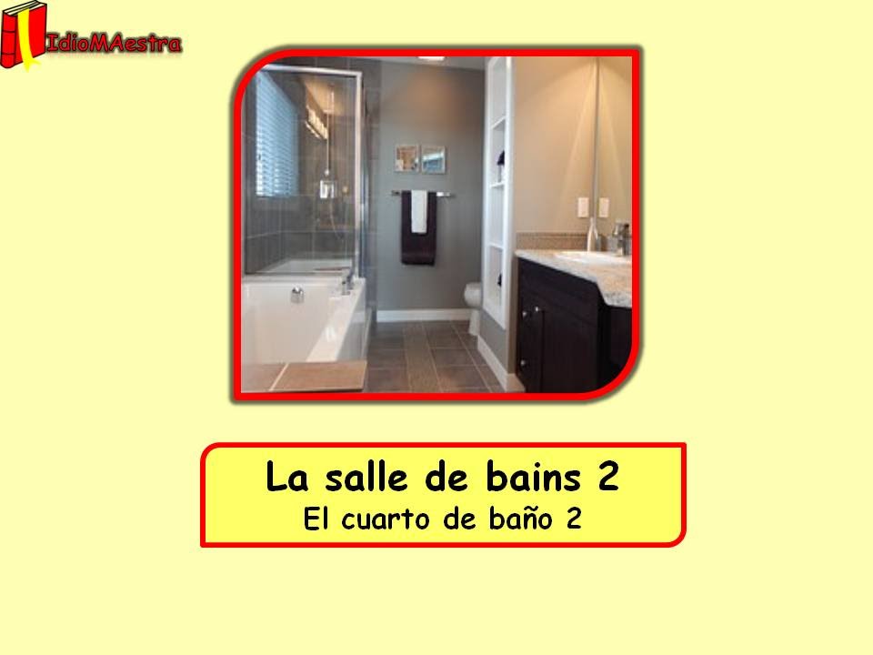 vocabulario franc&eacute;s : el cuarto de ba&ntilde;o 2