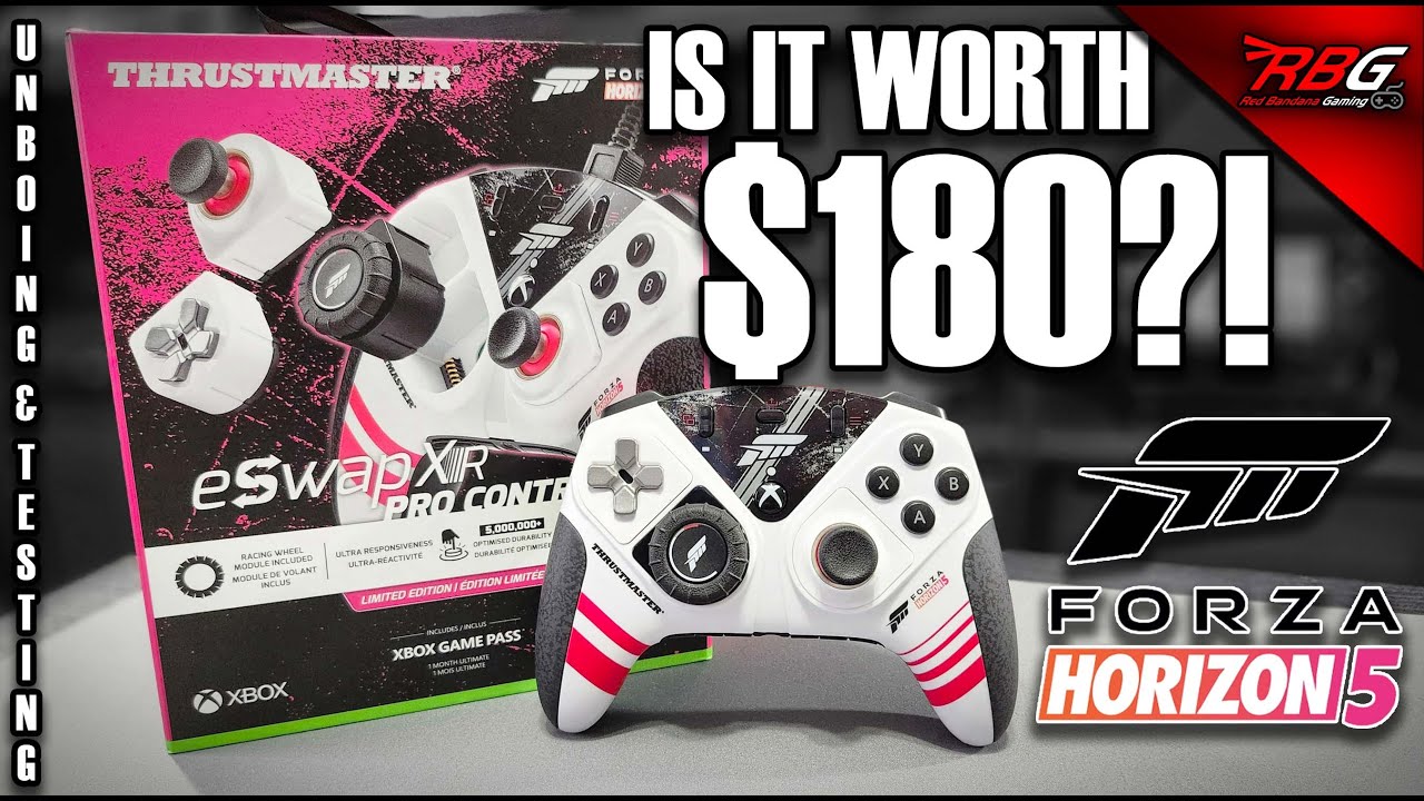 Thrustmaster eSwap XR Pro Controller Forza Horizon 5 Edition - Unboxing, Testing - Xbox Series X/S