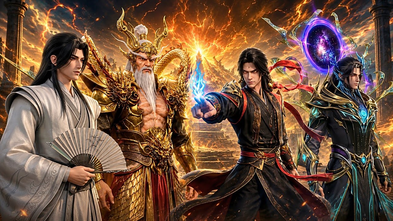 Battle Through The Heavens- Battle of the FOUR 9-Star Saints! Who obtained the Divine-ranked Pill?