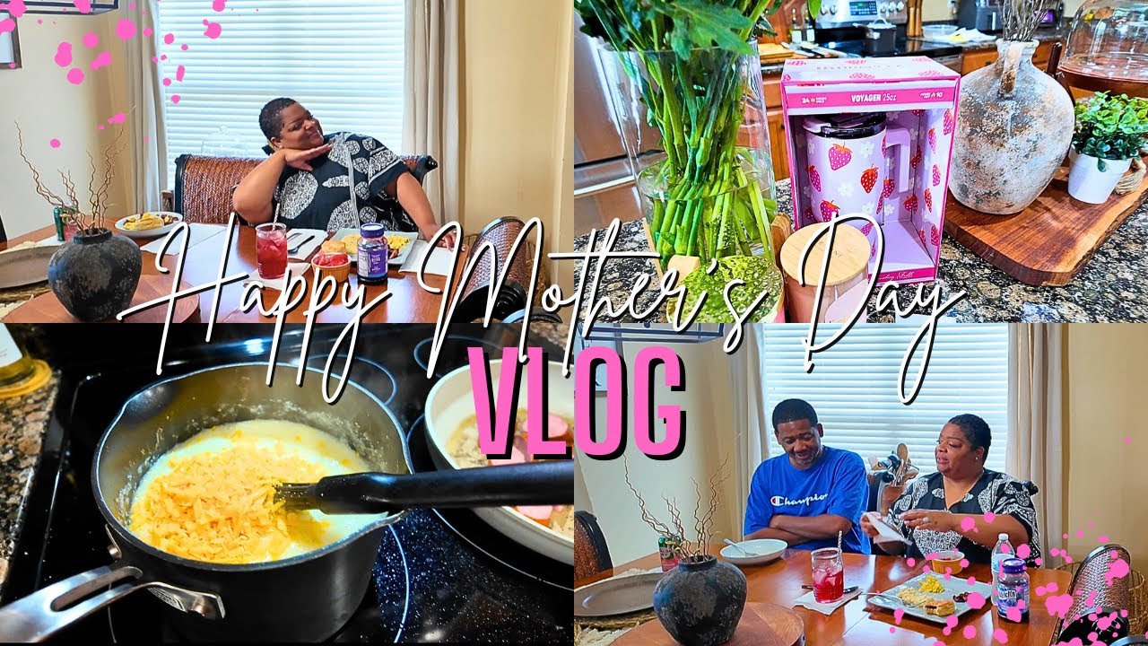 MOTHER’S DAY VLOG 💕 | MY HUSBAND SURPRISED ME WITH  BREAKFAST | OPENING MY GIFTS!
