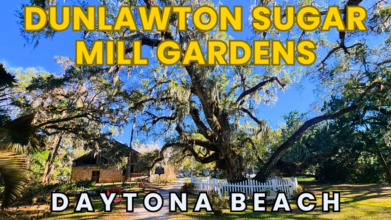 Dunlawton Sugar Mill Gardens Daytona Beach Full Tour 2026