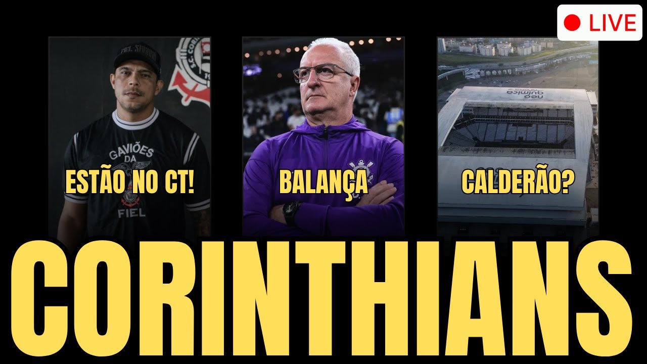 🚨 PRESSÃO: ORGANIZADAS ESTÃO NO CT DO CORINTHIANS  📱
