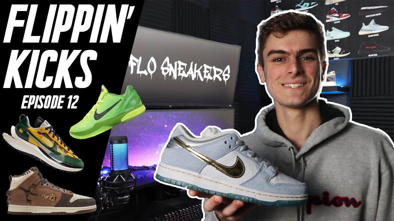 Sneaker Botting LIVE COP | Sean Cliver Dunks, Nike Sacais, Kobe Grinches | Flippin&rsquo; Kicks Ep. 12