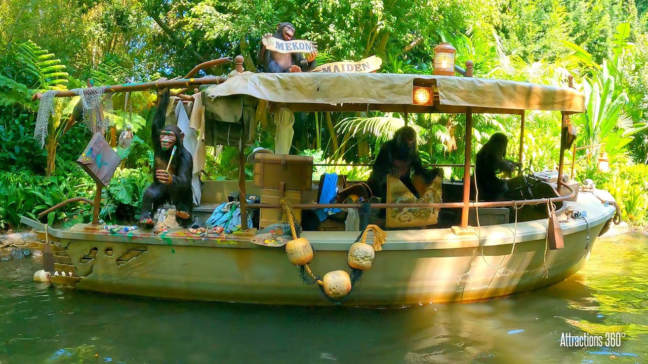 Jungle Cruise Ride | New Scenes! | Disneyland 2021