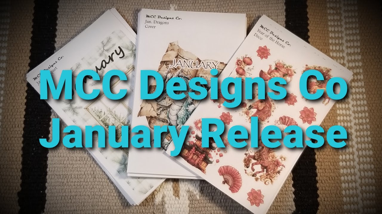 Январский релиз и распродажа в магазине MCC Designs Co!