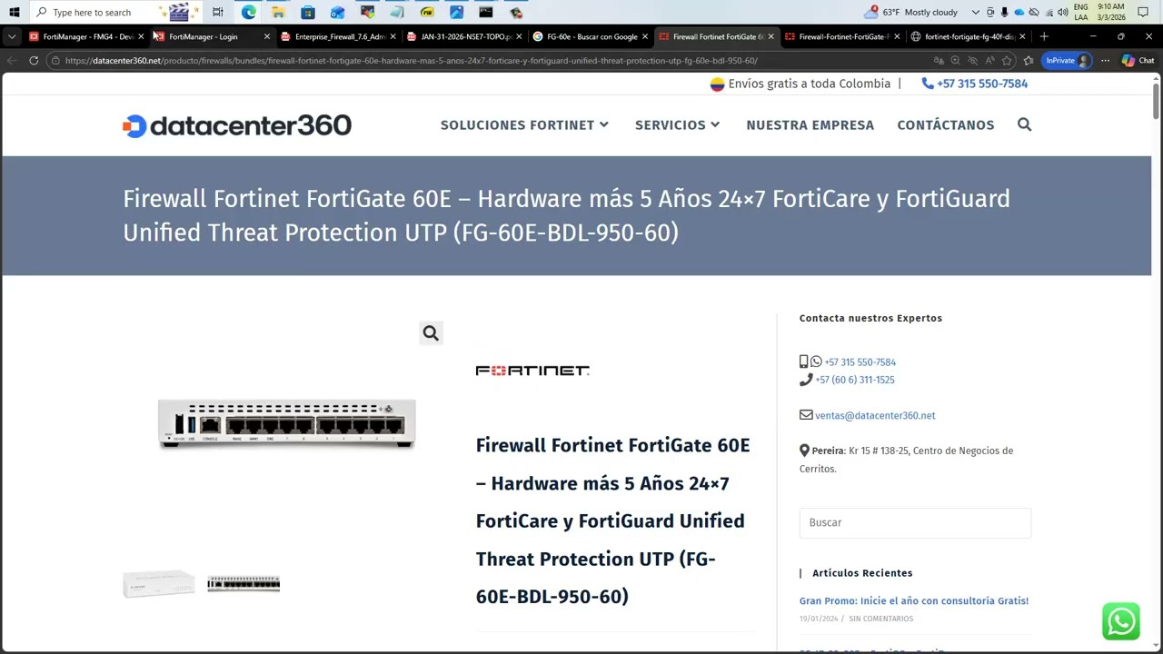 Fortinet Labs - FortiManager Low Touch Provisioning (LTP) - BR2-FTG-1 y BR3-FTG-1 2/4