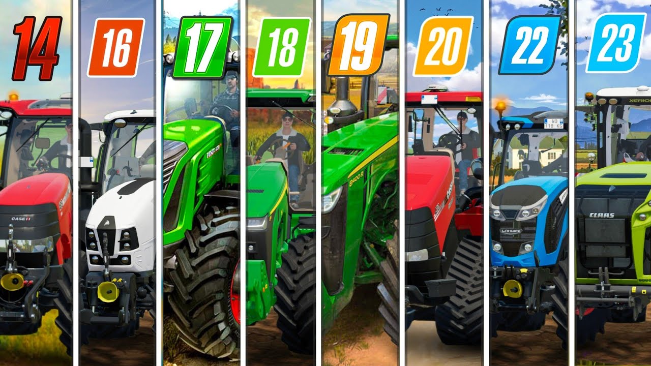 Fs14 против Fs16 против Fs17 против Fs18 против Fs19 против Fs20 против Fs 22 против Fs 23: сравн...