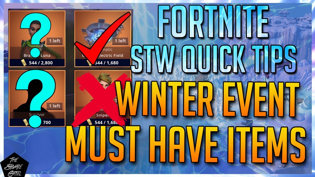 FORTNITE STW: WINTER EVENT STORE REVIEW | WHAT TO BUY, WHAT TO AVOID!