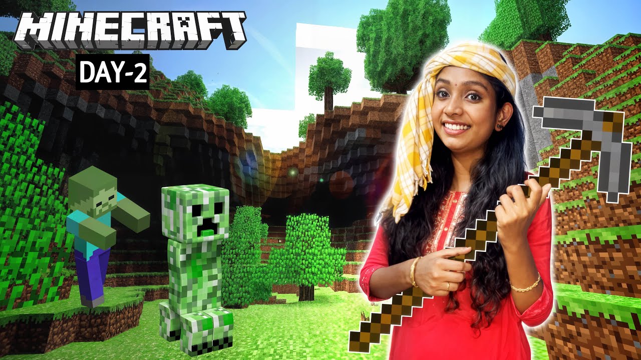 MINECRAFT DAY 2 - Started Mining For Build My First Survival House | Jeni Gaming 2.0