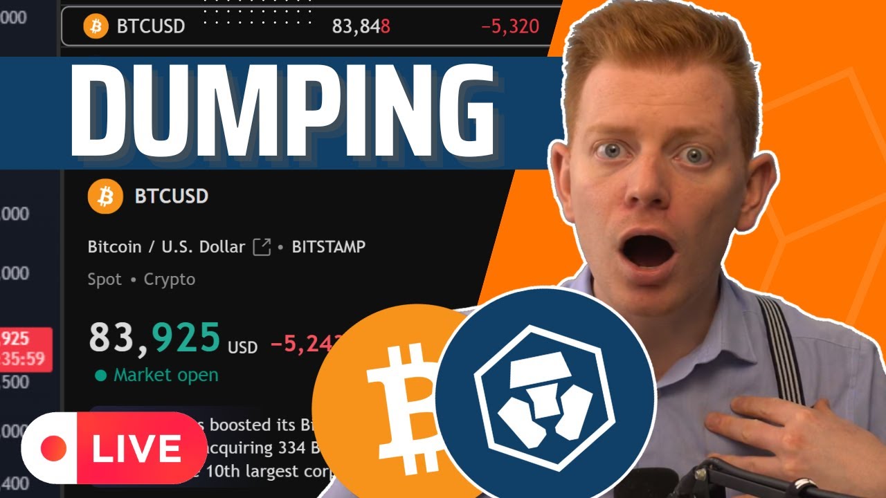 Live: Bitcoin Below $84K & Cronos (CRO) Charts - The Midweek Update