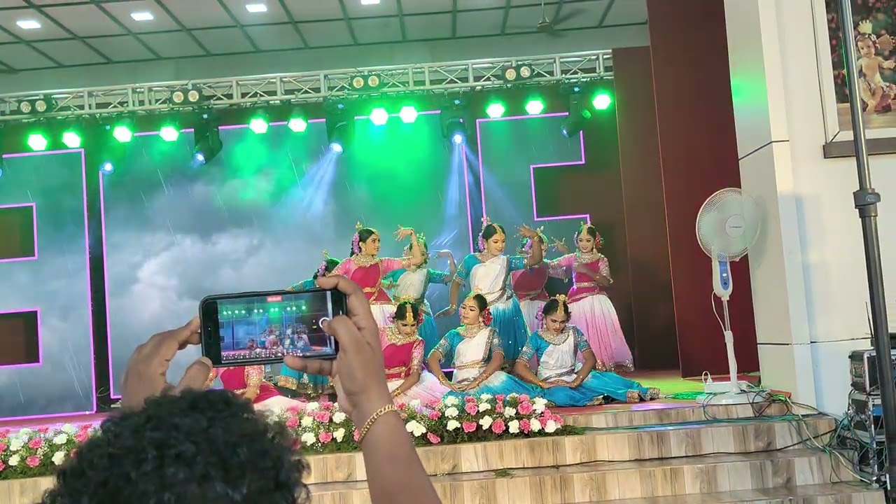 Rangapooja at annual day..IJEMS.@Art_byRahulkrishnan 
