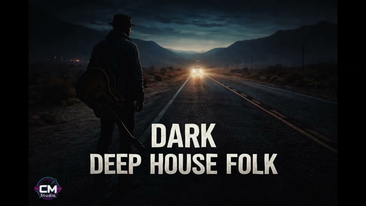 DARK DEEP HOUSE FOLK 🌑 Raspy Male Vocal | American Night Road | CM Studio