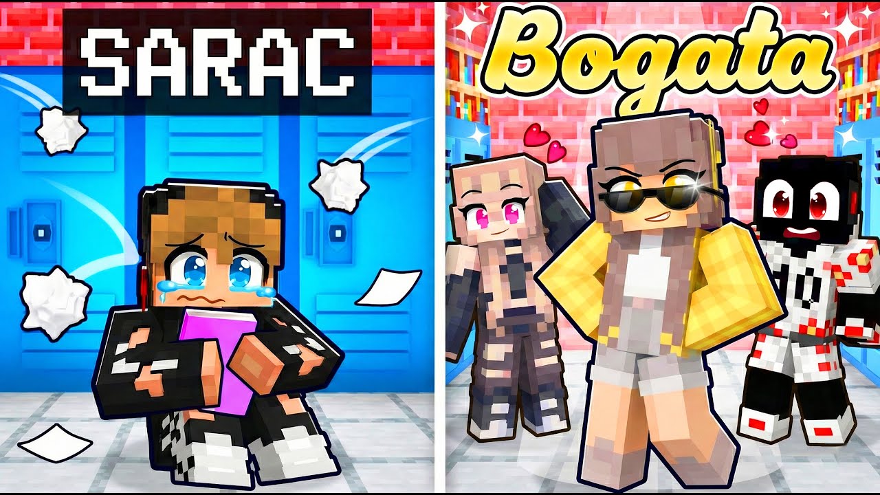 SARAC VS BOGAT La SCOALA!?