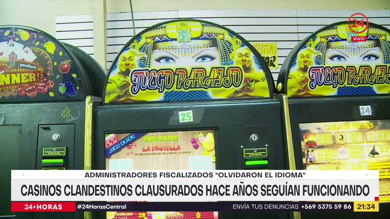 Casinos clandestinos clausurados hace años seguían funcionando