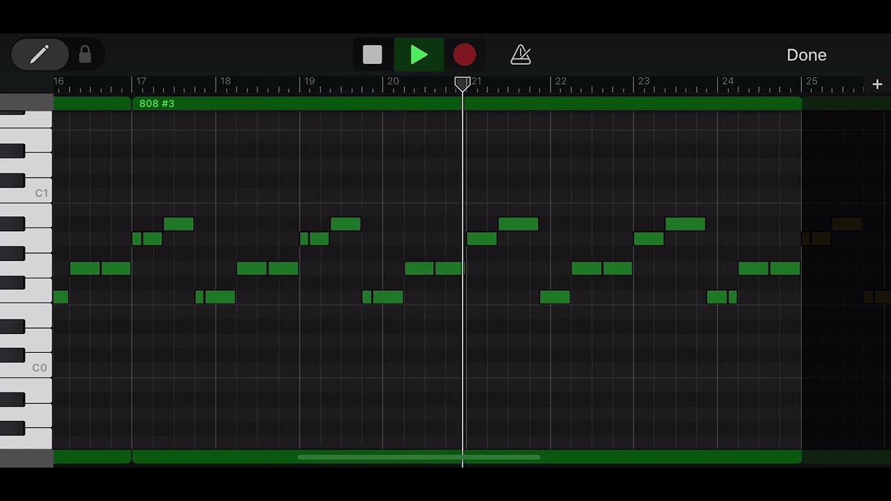 playboi carti - crank (instrumental remake) [garageband ios]