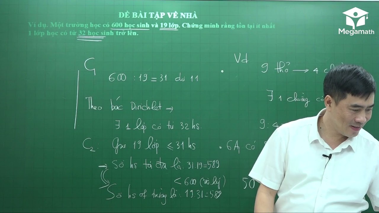Bồi dưỡng HSG Toán 6 - Nguyên lý Đi-rich-lê (Tiếp theo) - Thầy Bùi Minh Mẫn