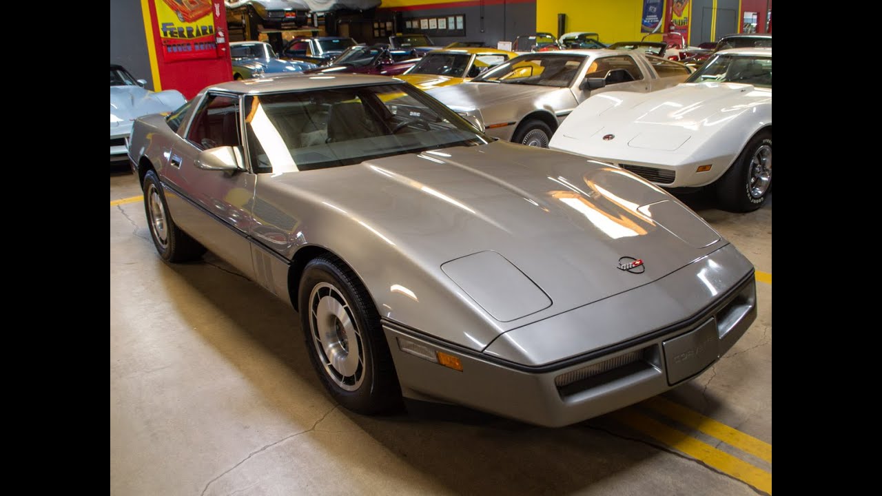 SOLD 1987 Silver/Gray Corvette Coupe for sale by Corvette Mike