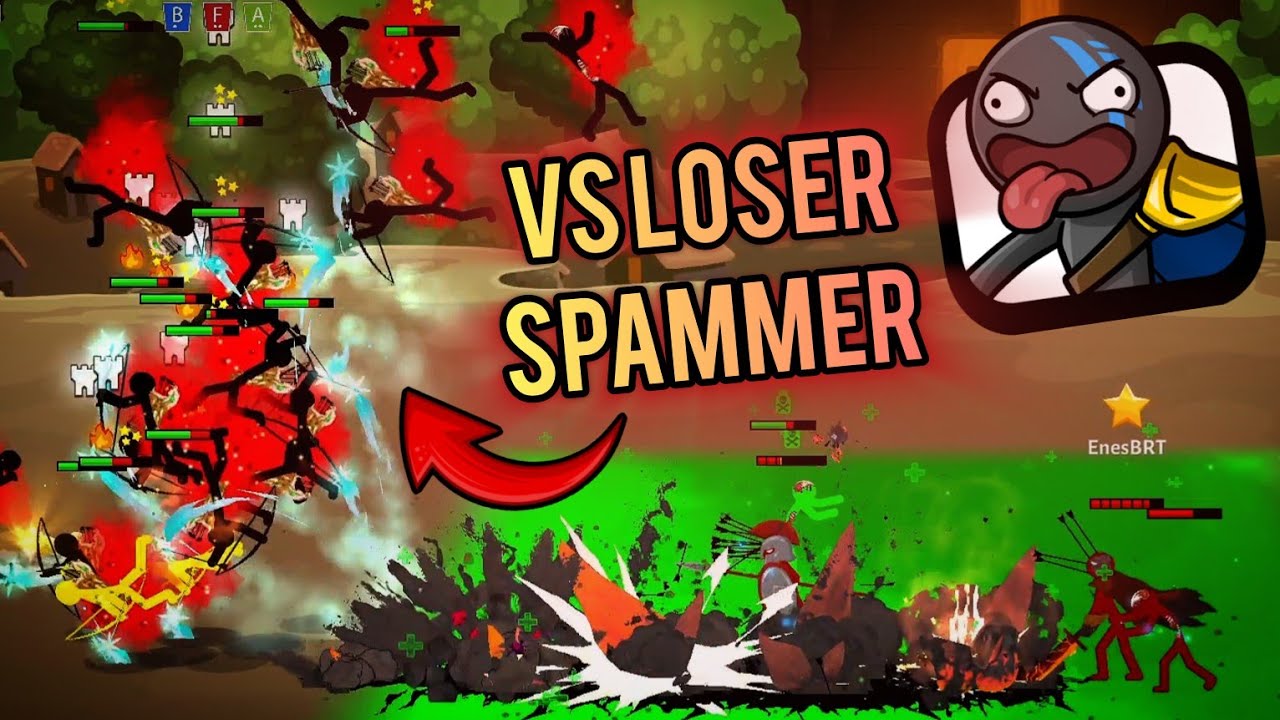 Fight Against Stupid Archidon & Spell Spammer On Ranked Again - Stick War: Spells