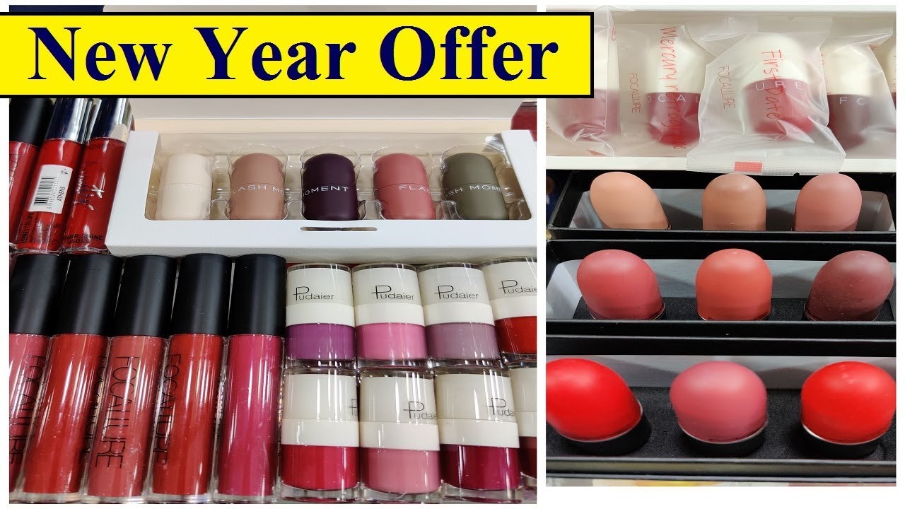 New Year Discount on lipstick set  নতুন বছরে বিশাল ডিস্কাউণ্টে কিনুন ব্রান্ডের লিপস্টিক সেট