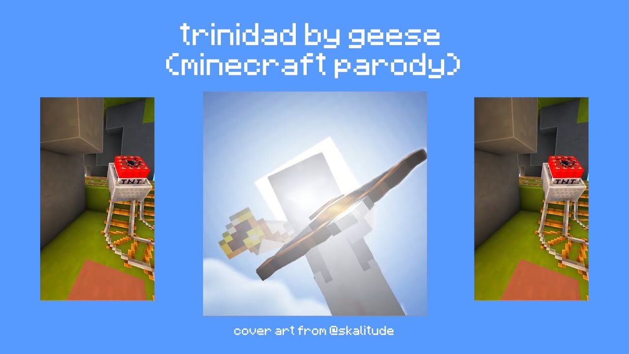 TNT IN THE CART (Trinidad Geese Minecraft Parody)