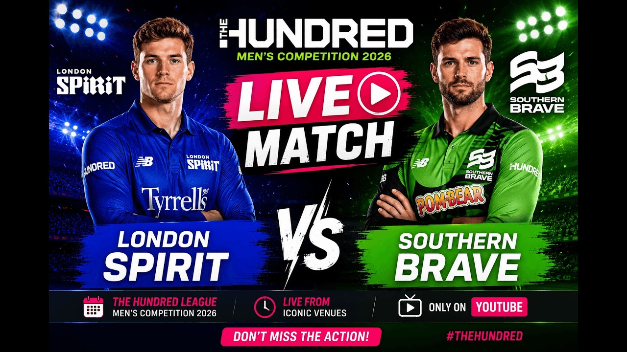 🔴 LIVE STREAM | London Spirit vs Southern Brave | The Hundred 2026 Cricket Match