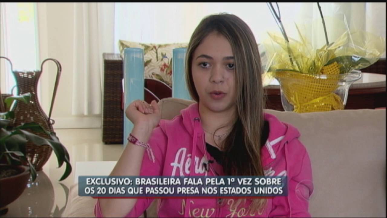 Após ficar presa nos EUA, brasileira fala pela primeira vez sobre trauma