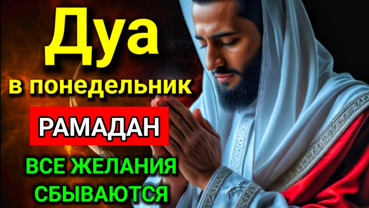 ✨ Дуа в понедельник Рамадан и Все желания сбываются! #дуа