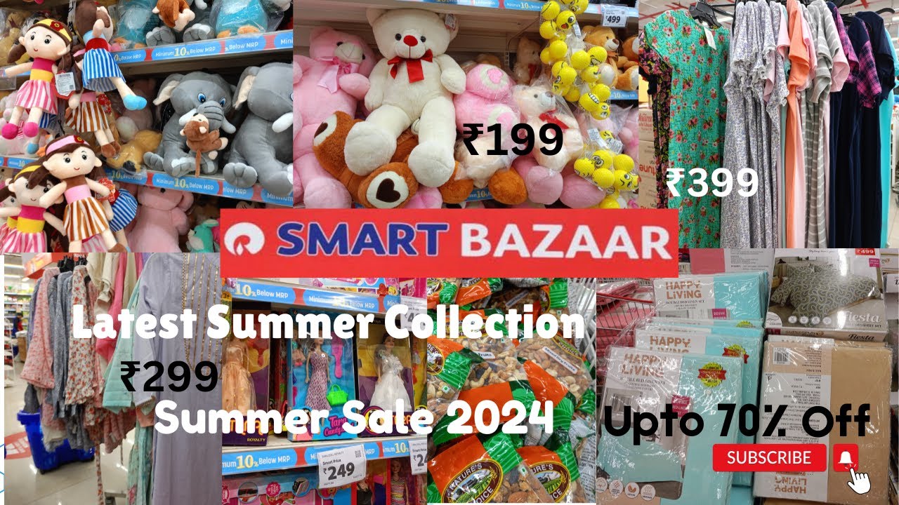 Smart Bazaar Kolkata Latest Summer Collection2024│Sale Upto70%Off│Reliance Smart Bazaar Offers Today