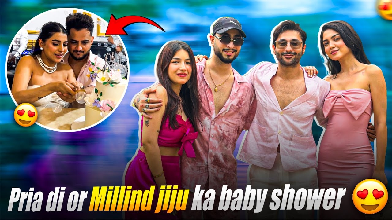 Pria bhen or Millind jiju ka Baby shower 👶 || jaigo gill vlogs