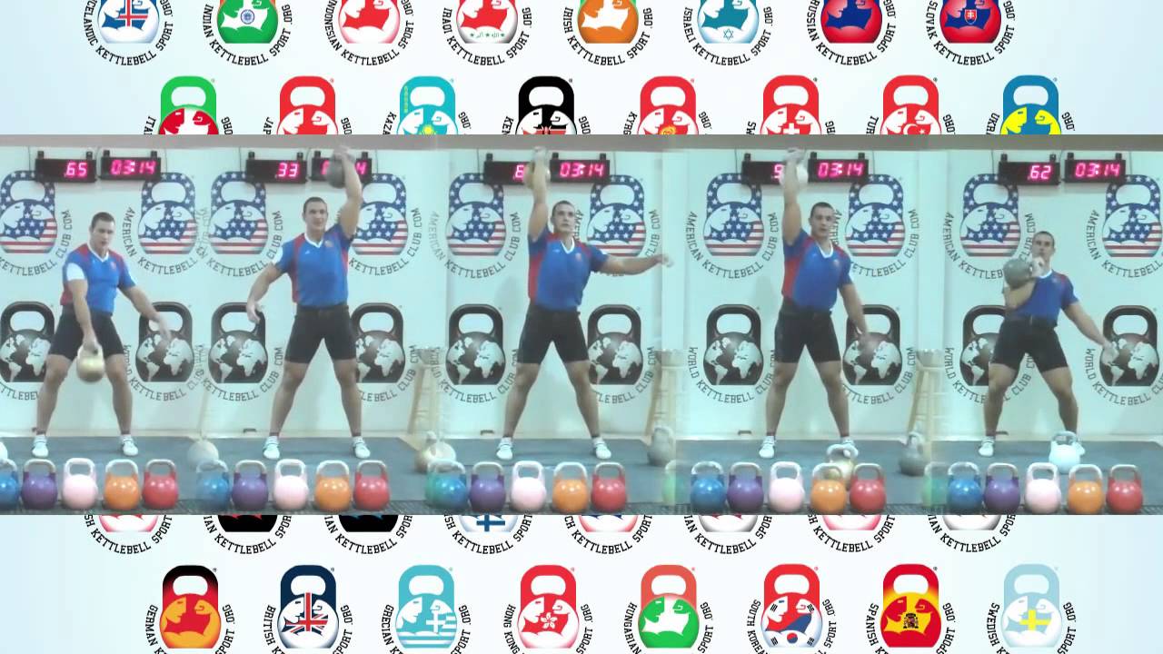 Ivan Denisov - kettlebell pentathlon demo / Иван Денисов - гиревое пятиборье [демо]