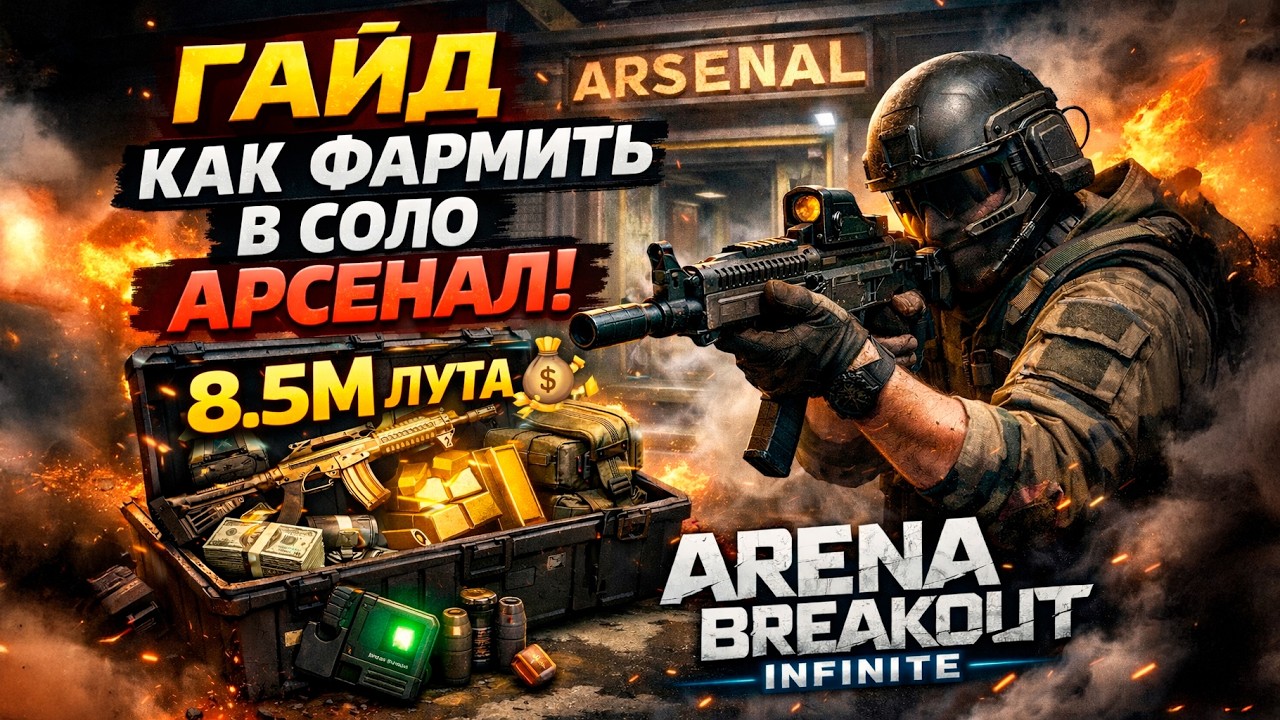 ГАЙД НА ФАРМ СОЛО АРЕСЕНАЛ в Arena Breakout #ArenaBreakoutPC