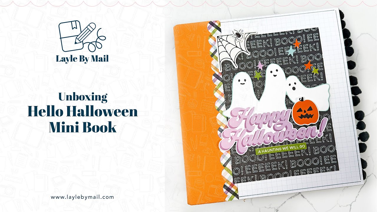 Hello Halloween Mini Book Project Kit | Unboxing