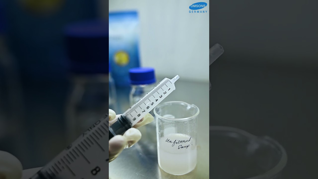 High Flow Syringe Filter in action || Designed for faster filtration, higher throughput.
