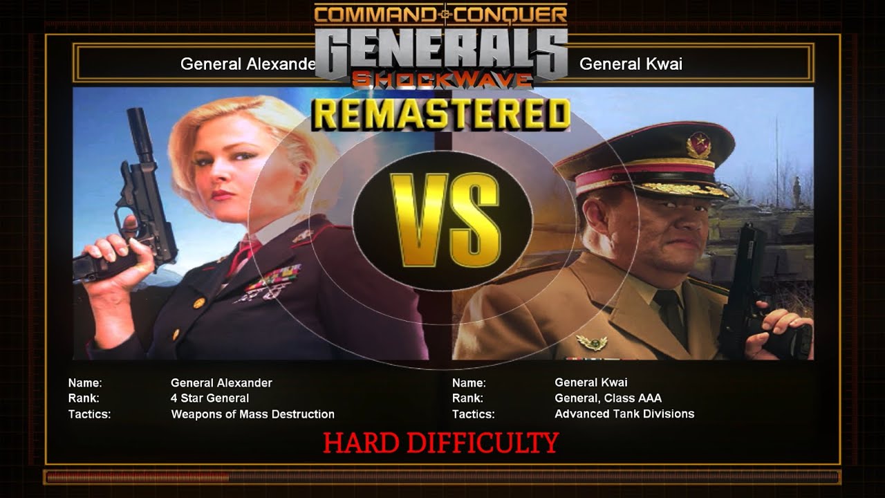 Super Weapon General Challenge 1 (VS Tank) | Hard Difficulty | C&C Generals Shockwave Remastered