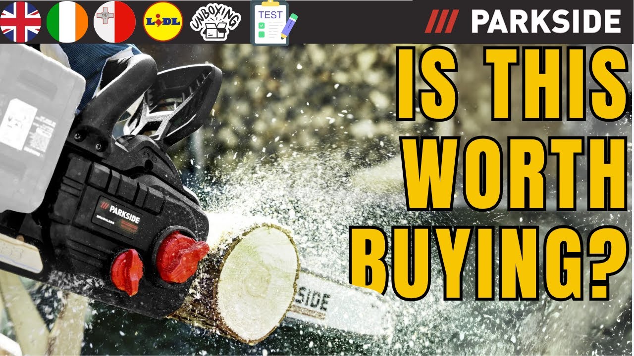 CORDLESS CHAINSAW 40V Parkside Performance PPKSA 40-li B2 UK ENGLISH IRISH MALTESE IL-LINGWA LIDL