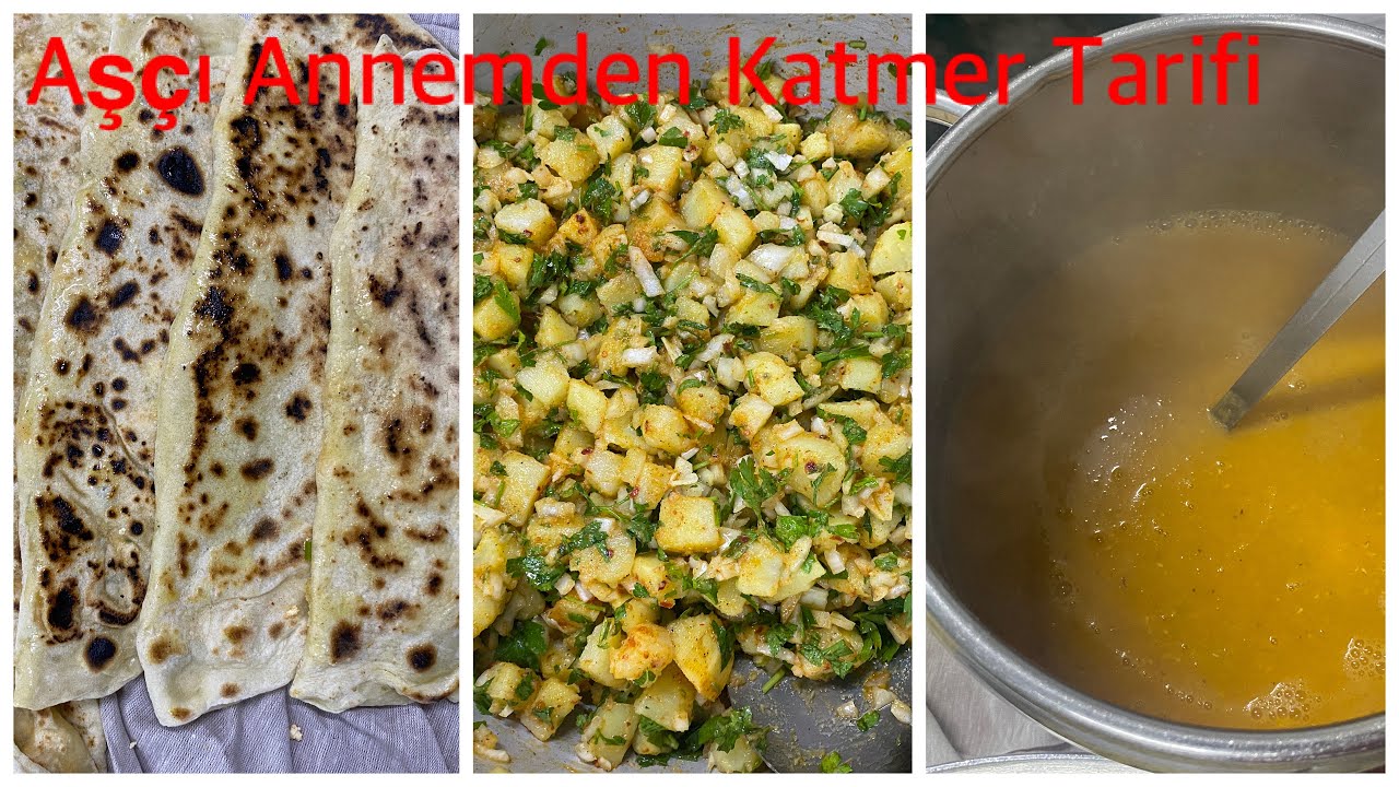 Aşçı Annemden 25 Kişilik İşyeri Yemek Menüsü🍽Mercimek Çorbası🥣Katmer😋Patates Salatası 🥔 🥗