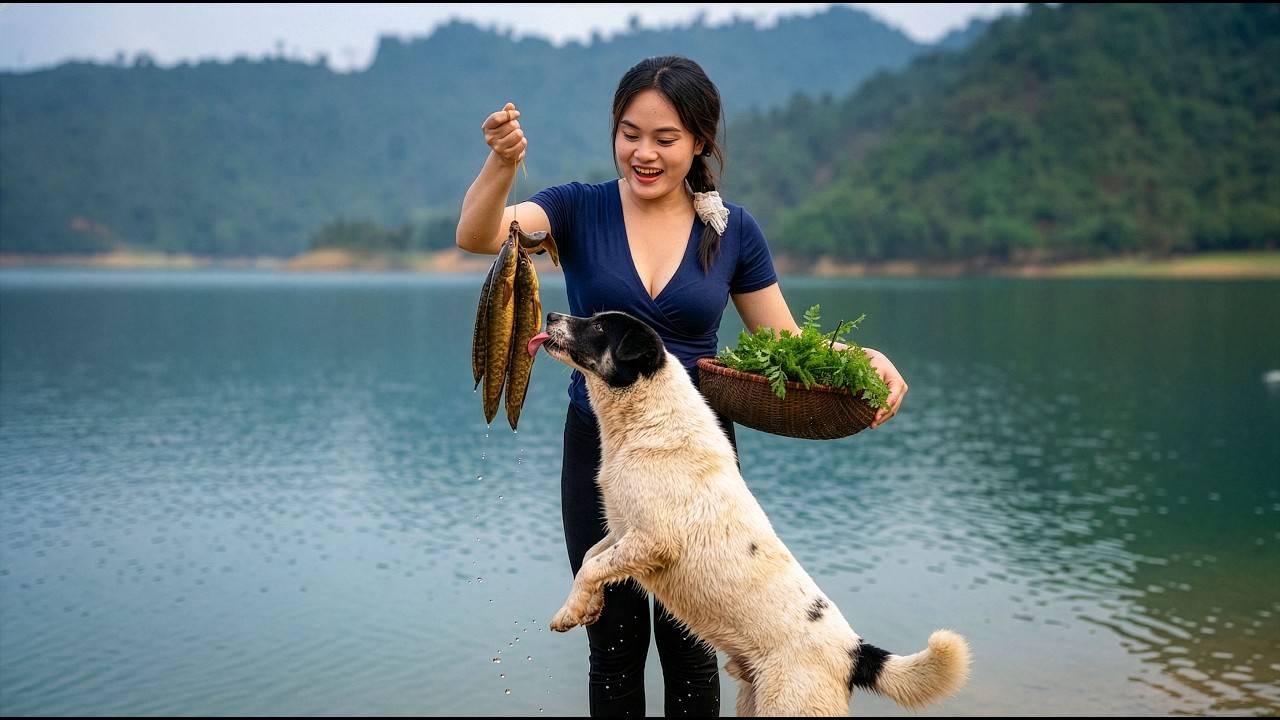 Catching Loach with a Bamboo Tube – Traditional Fishing Skills
