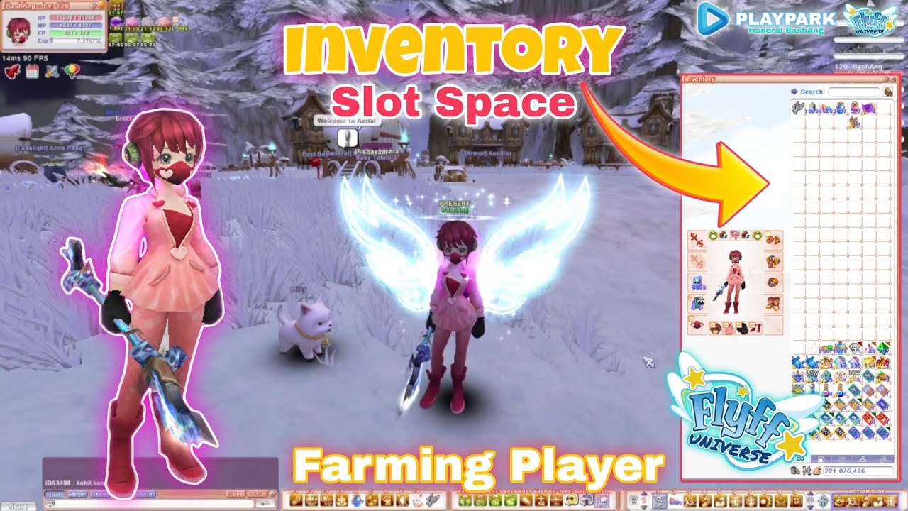 Flyff Universe by PlayPark - Mobile/PC Games MMORPG - Inventory Space Locked - Resolved