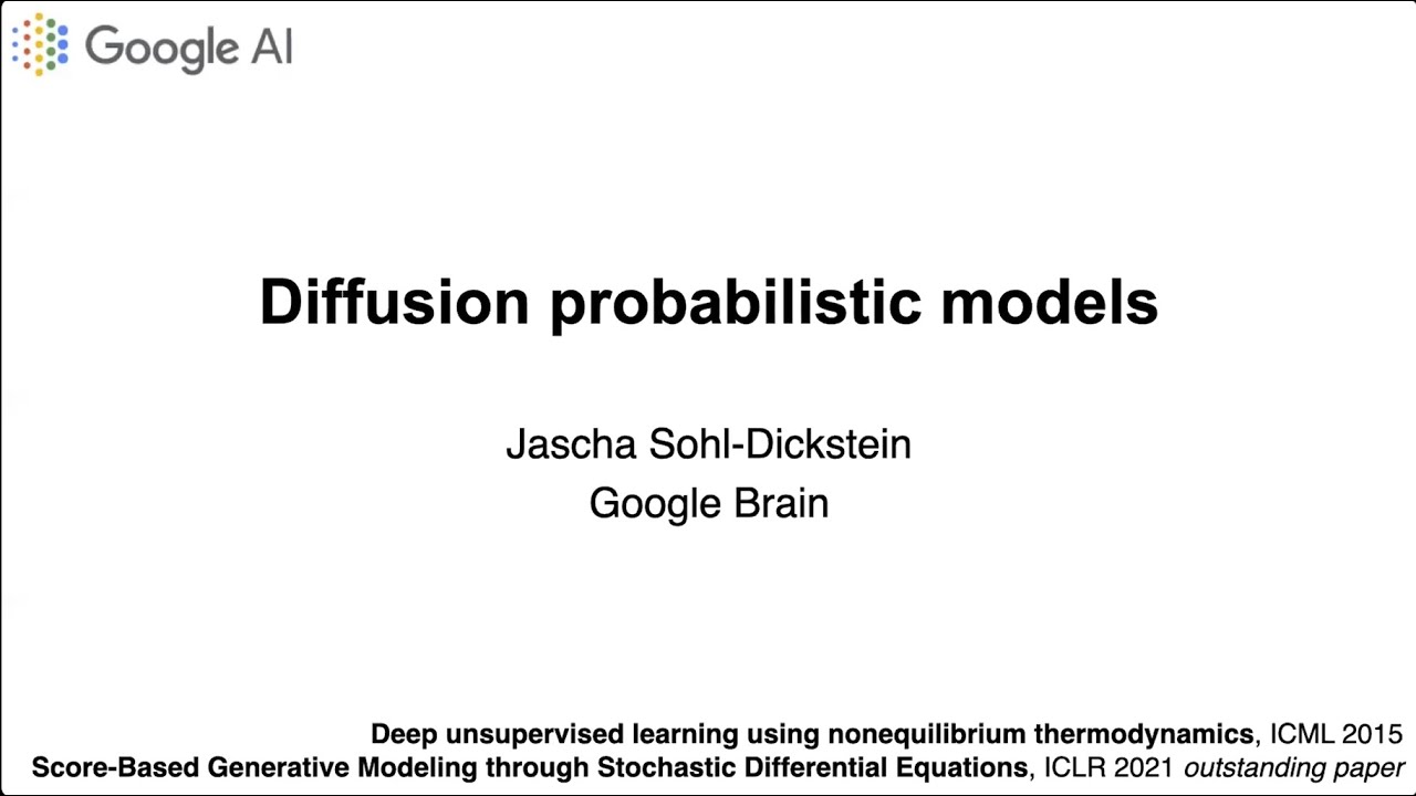 MIT 6.S192 - Lecture 22: Diffusion Probabilistic Models, Jascha Sohl-Dickstein