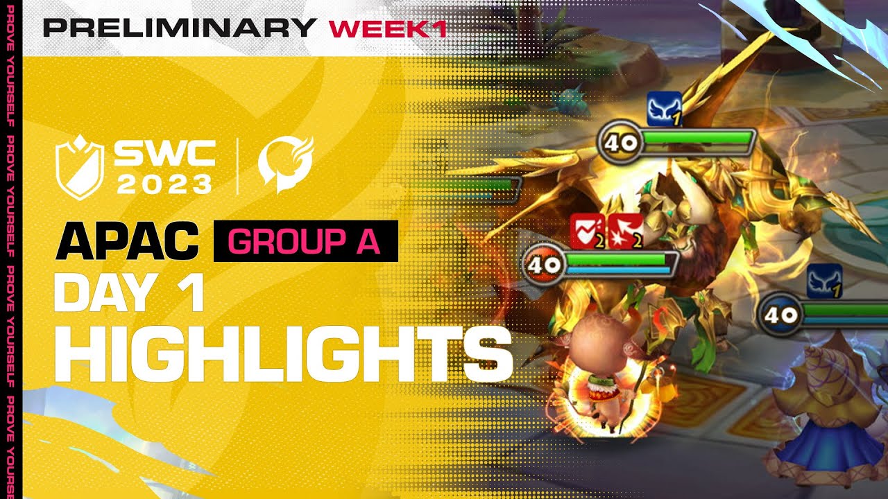 HIGHLIGHTS | ASIA-PACIFIC Preliminary Group A DAY 1 | SWC2023