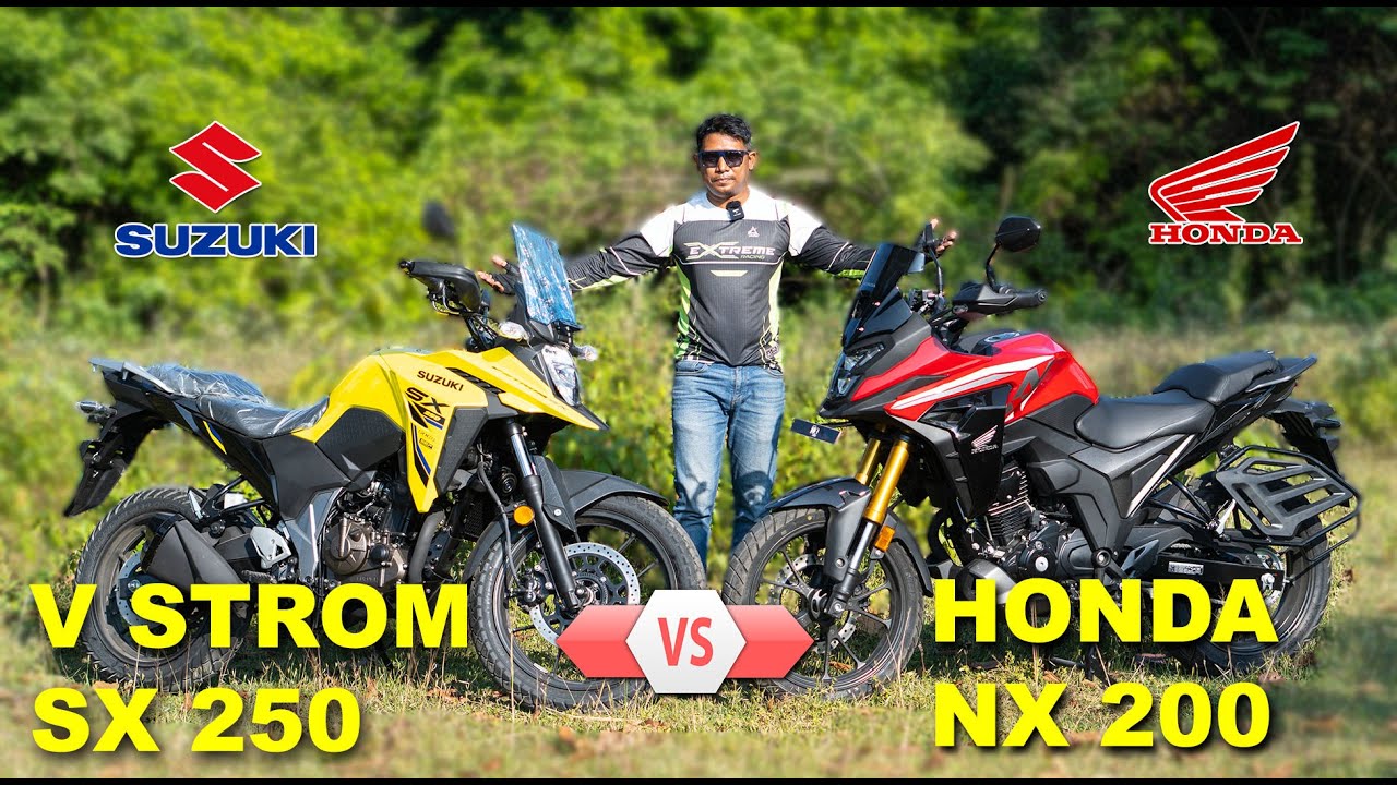 Suzuki Vstrom 250sx Or Honda NX 200 which one is best to Buy? Detail Review, On Road Price, Mileage