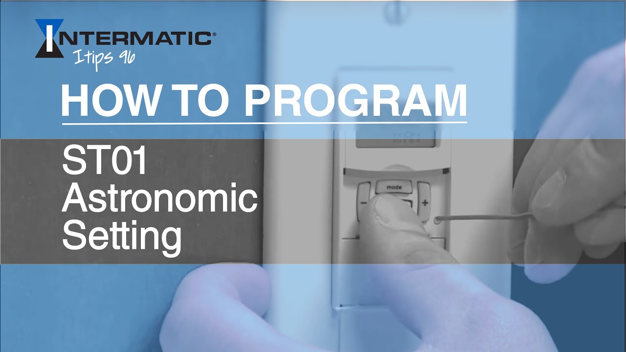 How to Program the ST01 Astronomic Setting