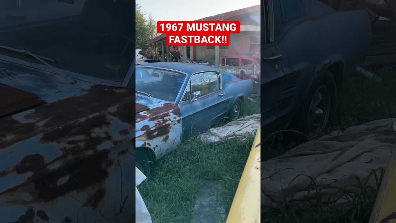 Ford Mustang Fastback 1967 года &mdash; готов к реставрации!