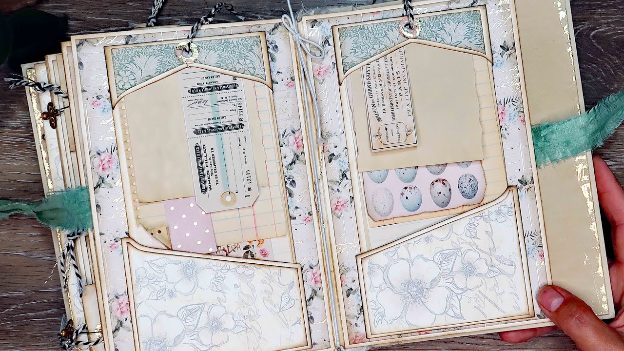 Hybrid Journal Inside Covers + Scrappy Tag Inserts