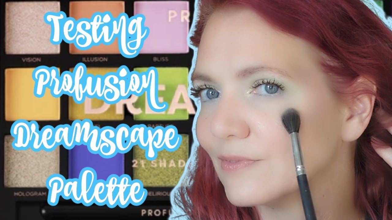 Trying out the *NEW* Profusion Dreamscape Palette | Ethereal Pastel Eyeshadow