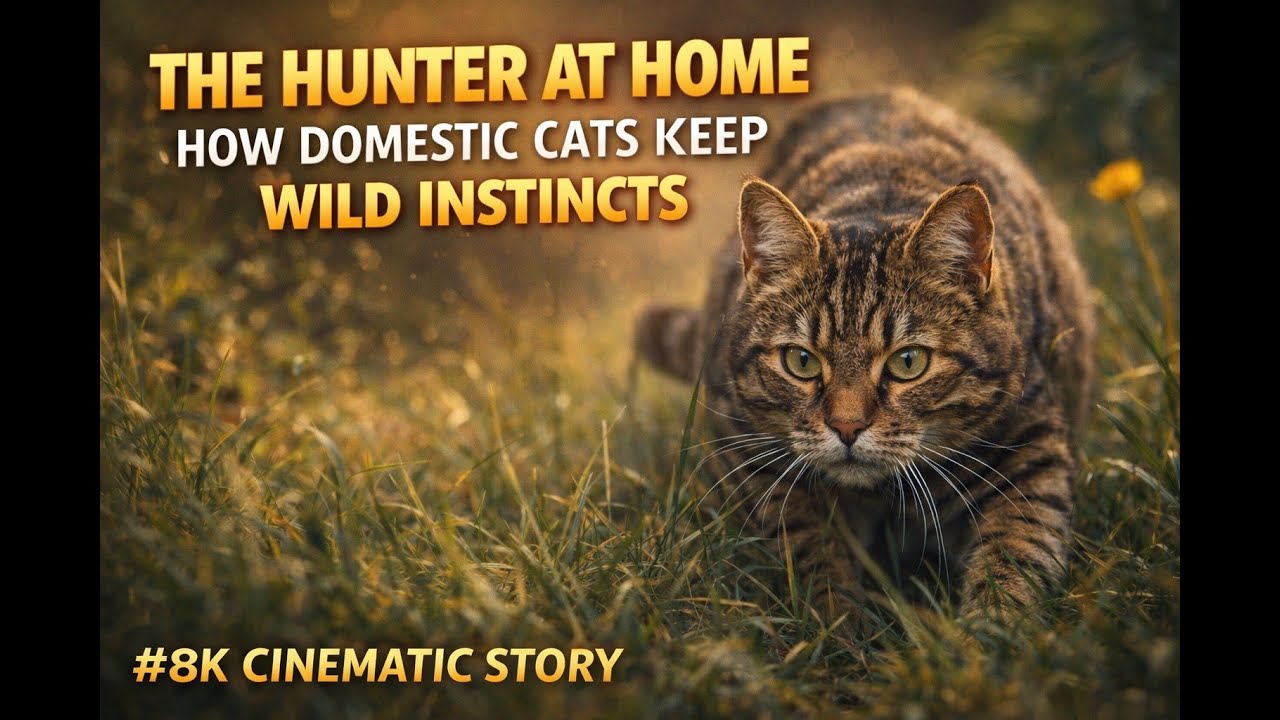 The Hunter at Home: How Domestic Cats Keep Their Wild Instincts | 8K Cinematic Story