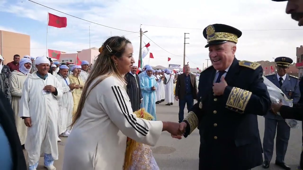 اشرف السيد عامل اقليم فجيج، رئيس اللجنة الاقليمية للتنمية البشرية بتدشين دار الامومة بجماعة بوشاون 